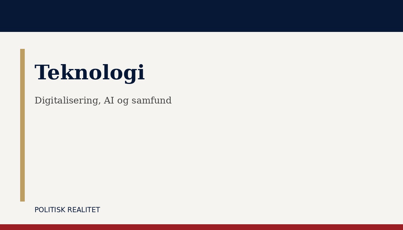 Teknologi og samfund