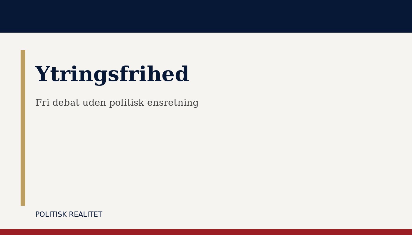Ytringsfrihed